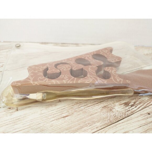 Pedicure Kit NEW Manicure Nail Brush Bag Toe Separators Foot File Cuticle Tool - Picture 4 of 9